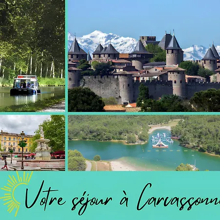Semesterbostad Le Plgeonnier- Climatisation - Parking - Terrasse Carcassonne